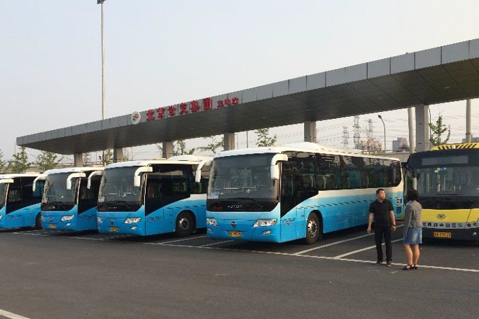Elektrobusse in Peking
