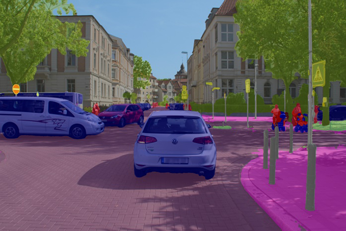 Sensordaten aus dem Verkehr dienen als Basis zur Entwicklung von KI-gestützten autonomen Fahrfunktionen