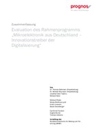 Cover Evaluationsbericht Mikroelektronik - Kurzfassung